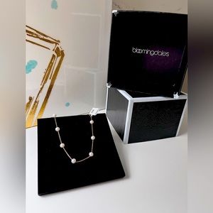 Bloomingdales Fresh Water 14K Yellow Gold Pearl Bracelet